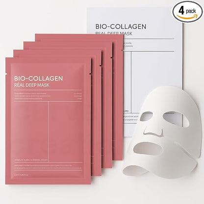 Korean Bio Collagen Overnight Face Mask ( Pack of 4 )