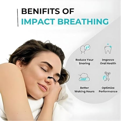 Magnetic Anti-Snoring Nose Clip (Pack of 15) | Nasal Strips for Breathing Relief | Sleep Aid Snore Stopper Device for Men & Women