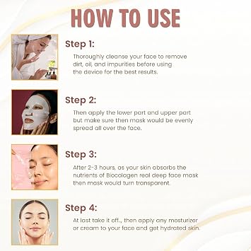 Korean Bio Collagen Overnight Face Mask ( Pack of 4 )
